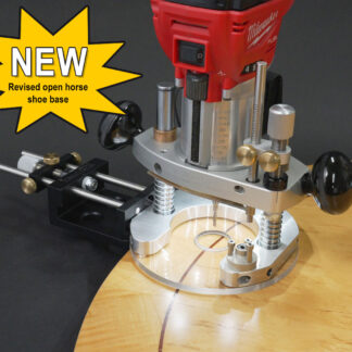 Revised Plunge Base w/ Edge Guide and Light Ring Kit